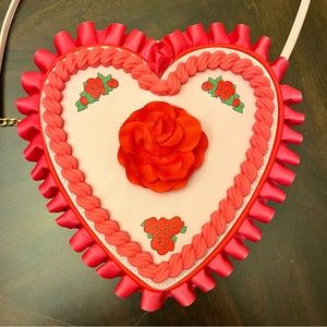Betsey Johnson Kitsch Babycakes Valentines Crossbody Bag